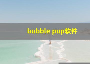 bubble pup软件